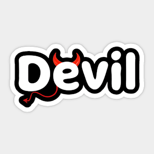 Devil Sticker